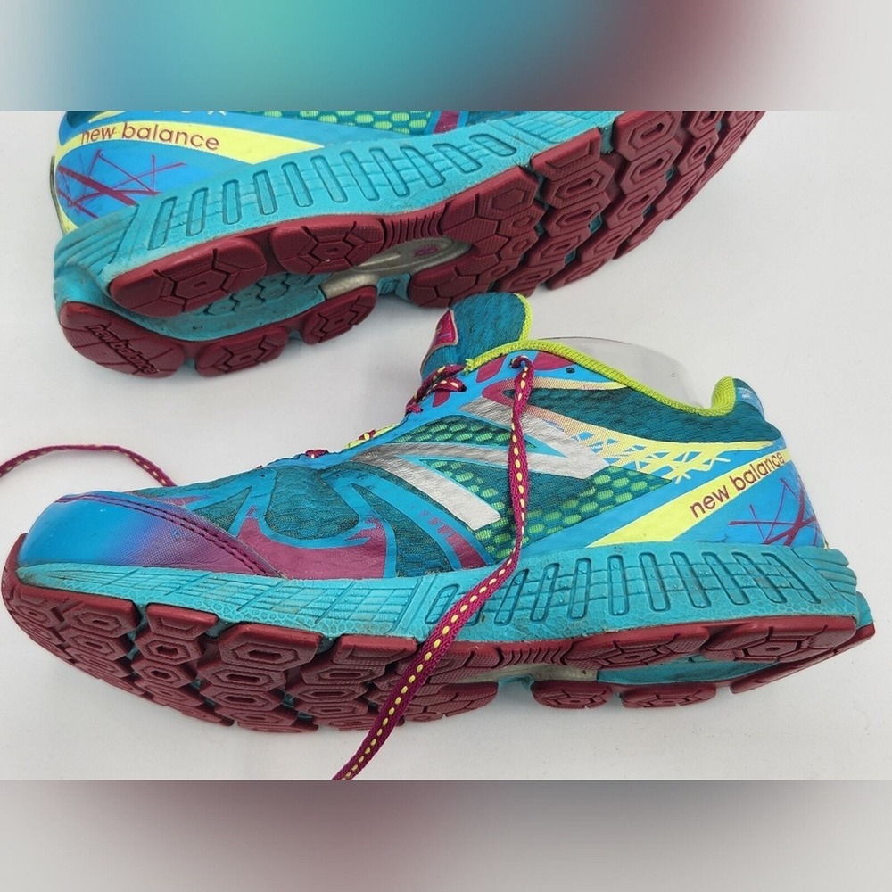New Balance 880v4 Women's Running‎ Shoes Turquoise Neon Pink Size 7 - Picture 2 of 11